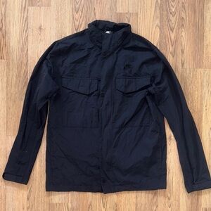 Nike Men's Black Lightweight Jacket! Stylish & Versatile Outerwear
